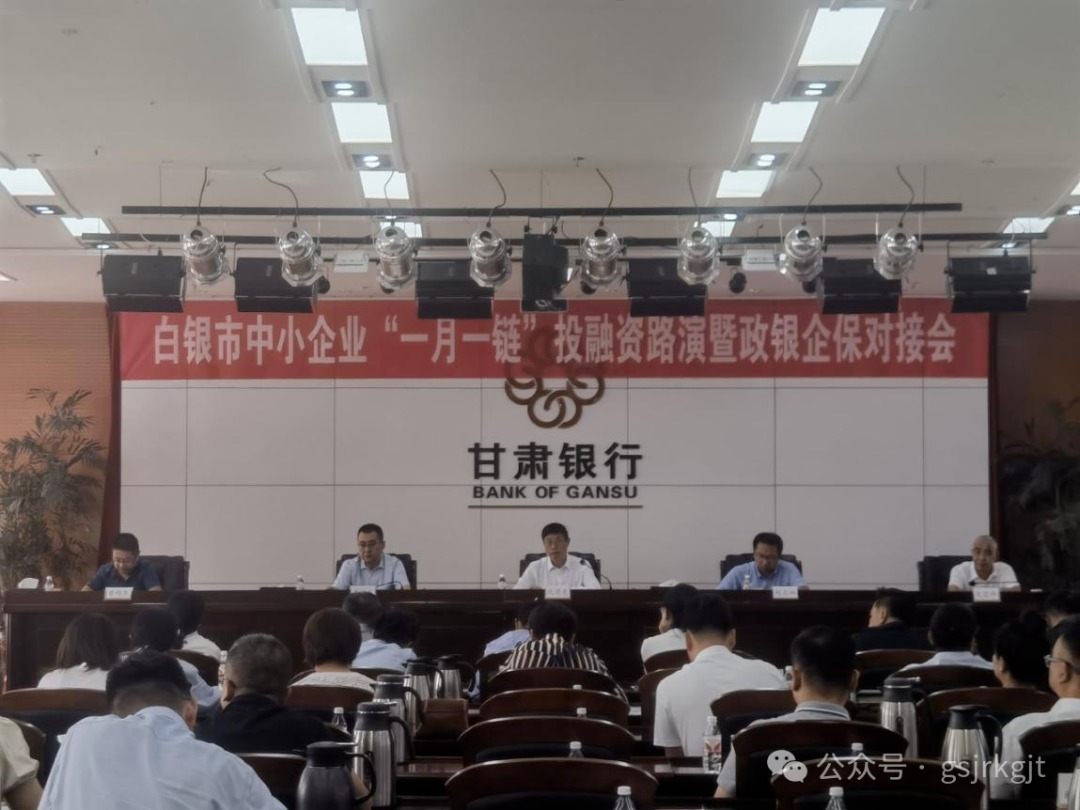 企業(yè)動態(tài) | 甘肅金控白銀擔(dān)保參加白銀市政銀企保對接活動